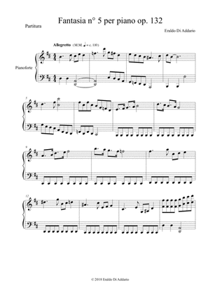 Fantasia per piano n° 5 op. 132