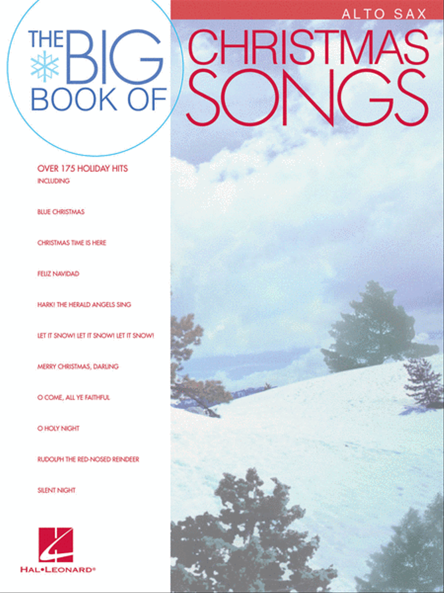 Big Book of Christmas Songs for Alto Sax Alto Saxophone scores gallery preview page 1