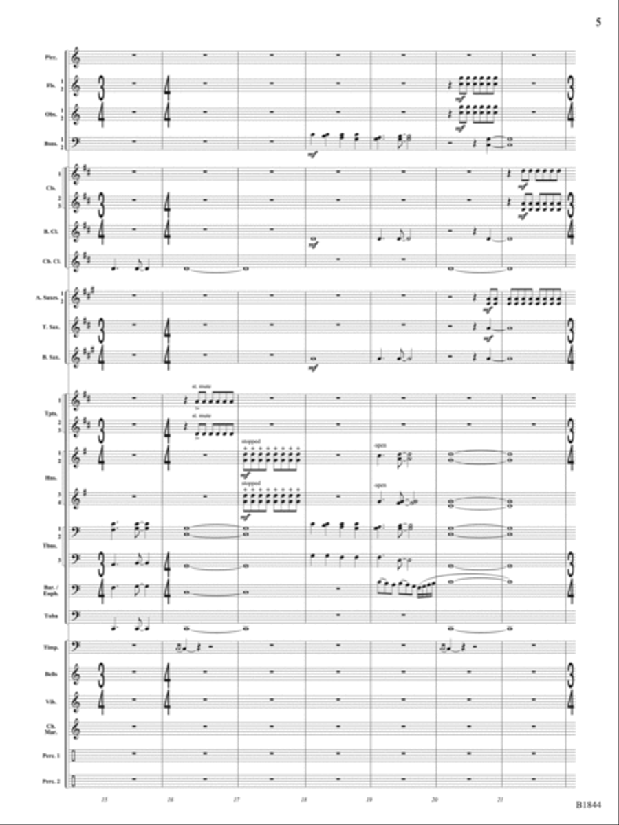 Centennium: Score Concert Band scores gallery preview page 5