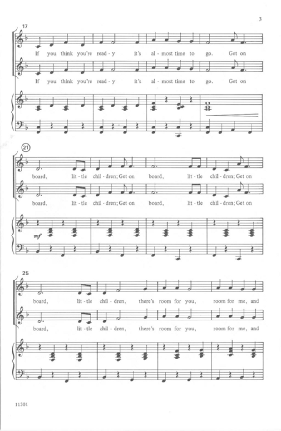 Get on Board This Train 2-Part scores gallery preview page 3