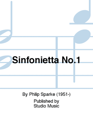 Book cover for Sinfonietta No.1