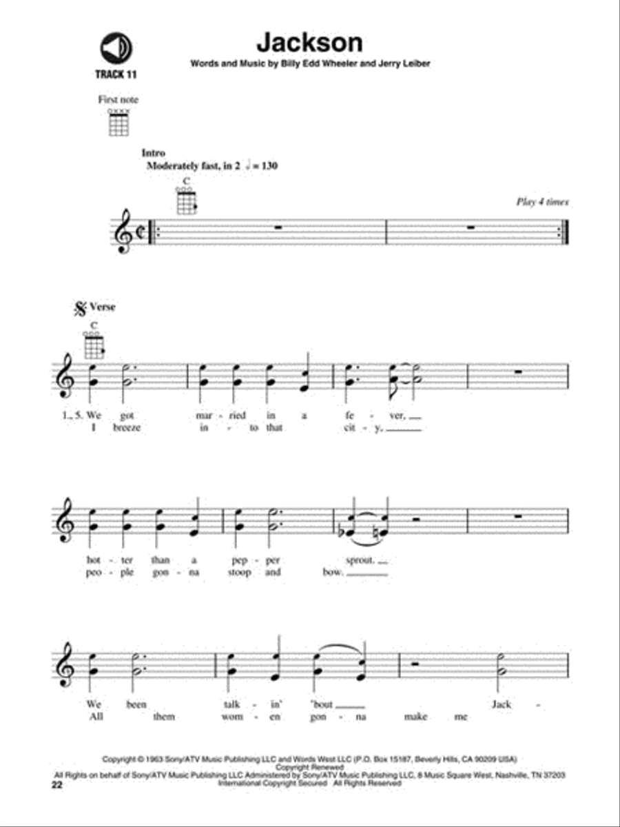 Johnny Cash Johnny Cash Ukulele scores gallery preview page 6
