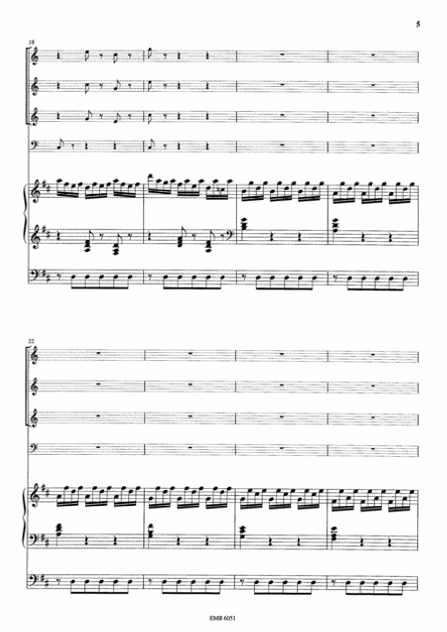 Sinfonia Bb-Dur Trumpet scores gallery preview page 6