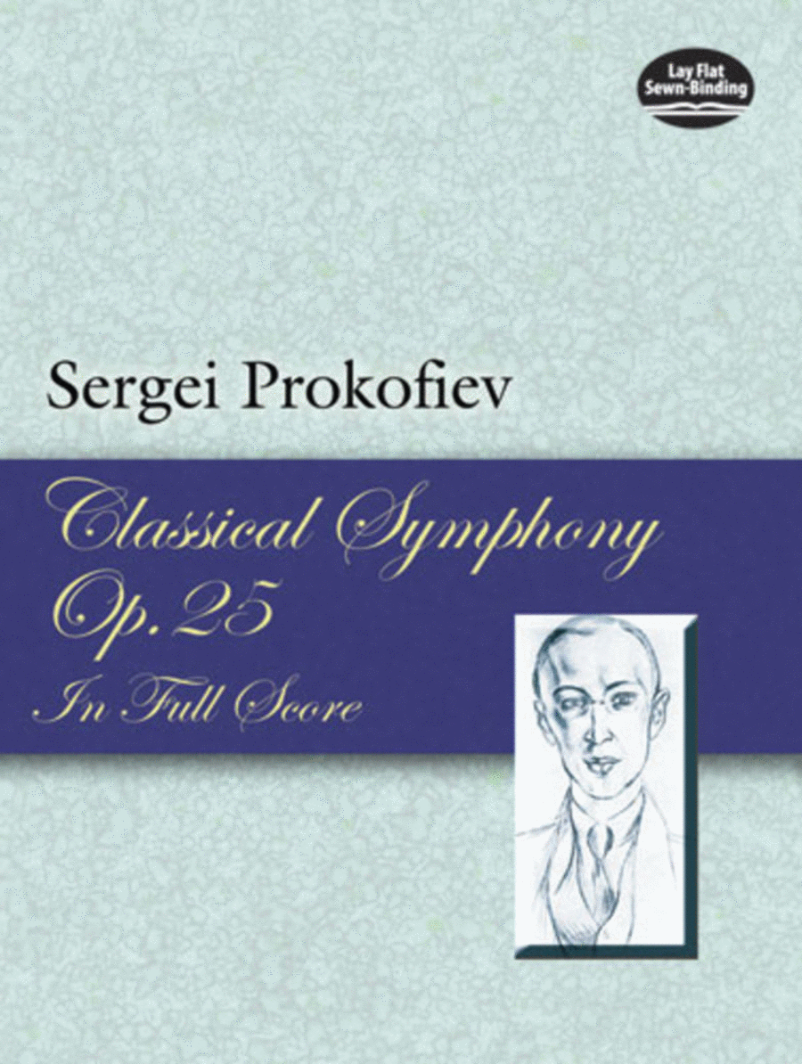 Prokofieff - Classical Symphony Op 25 Full Score Full Orchestra scores gallery preview page 1