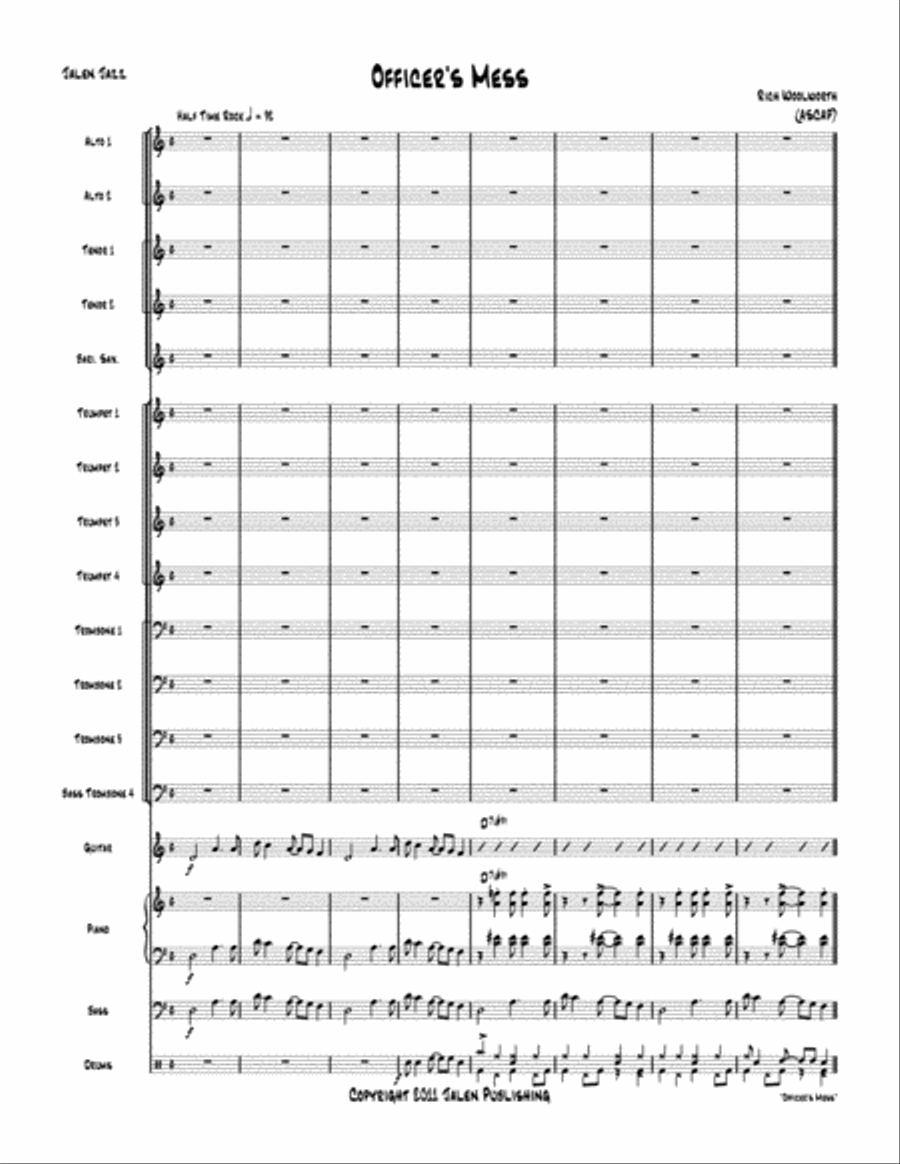 Officer's Mess Jazz Ensemble scores gallery preview page 2