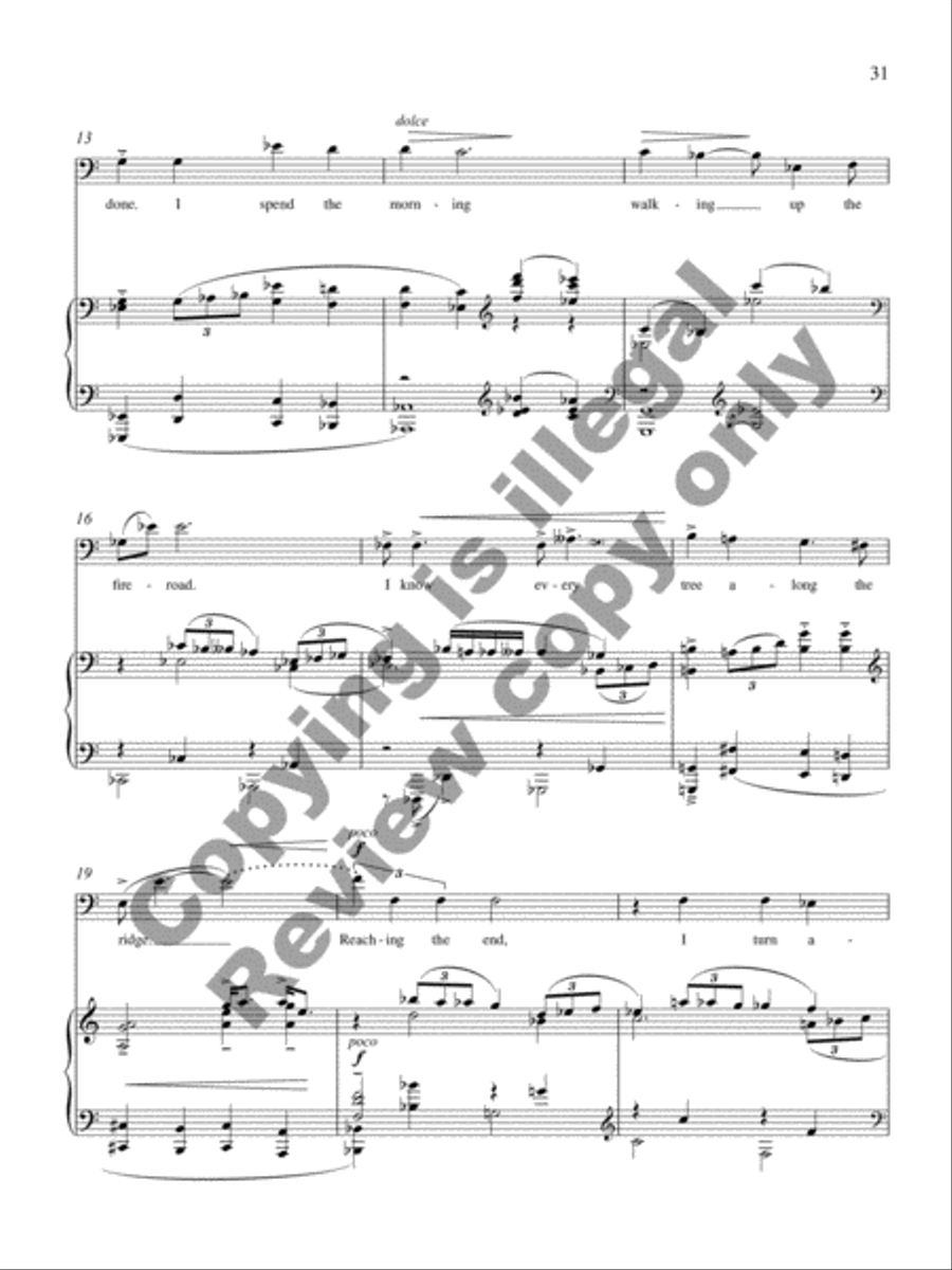 Songs for Baritone, Volume 2 Baritone Voice scores gallery preview page 16