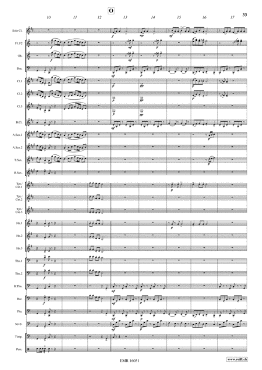 Japanese Folksongs Japanese Folksongs Concert Band scores gallery preview page 20