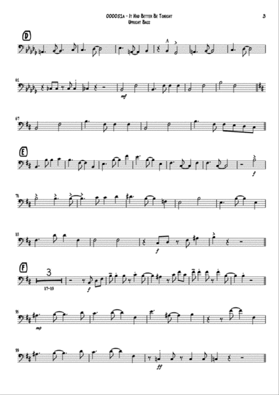 It Had Better Be Tonight String Duet scores gallery preview page 3