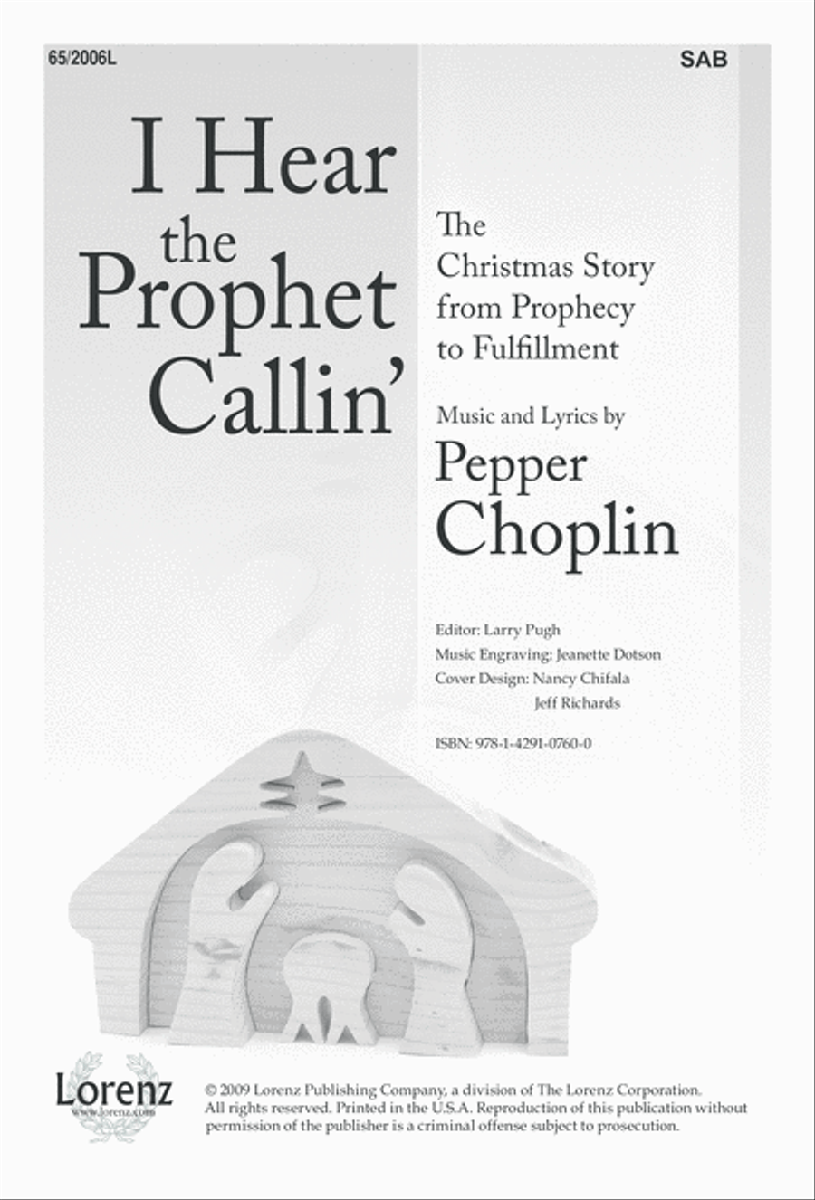 I Hear the Prophet Callin' 3-Part scores gallery preview page 2