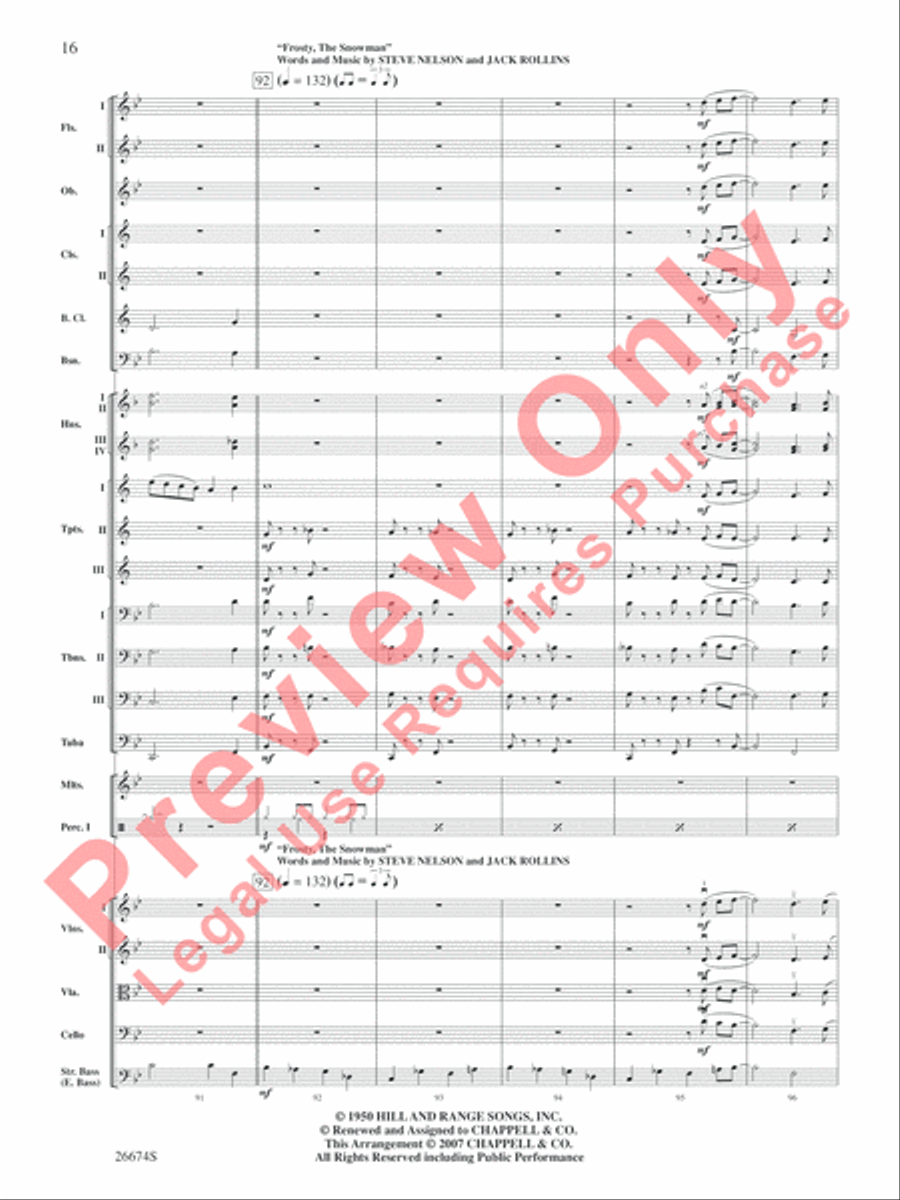 There's Christmas in the Air Full Orchestra scores gallery preview page 17