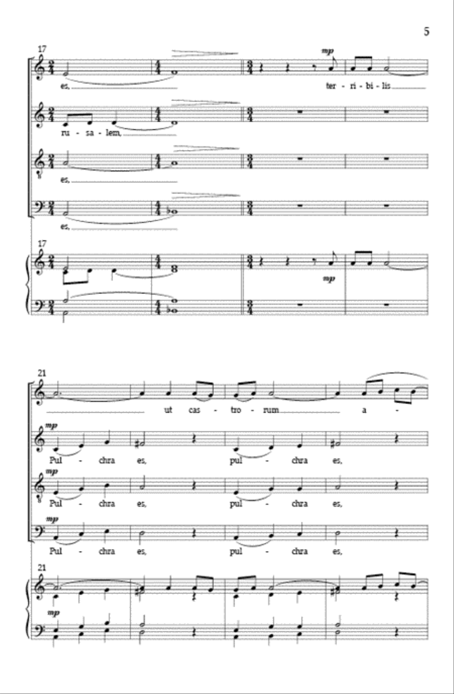 Northern Lights (SATB)
