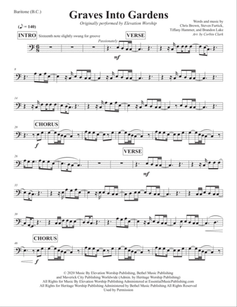 Graves Into Gardens Graves Into Gardens Voice Solo scores gallery preview page 2