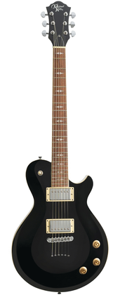 Patriot Decree Standard Gloss Black Chambered Electric Guitar