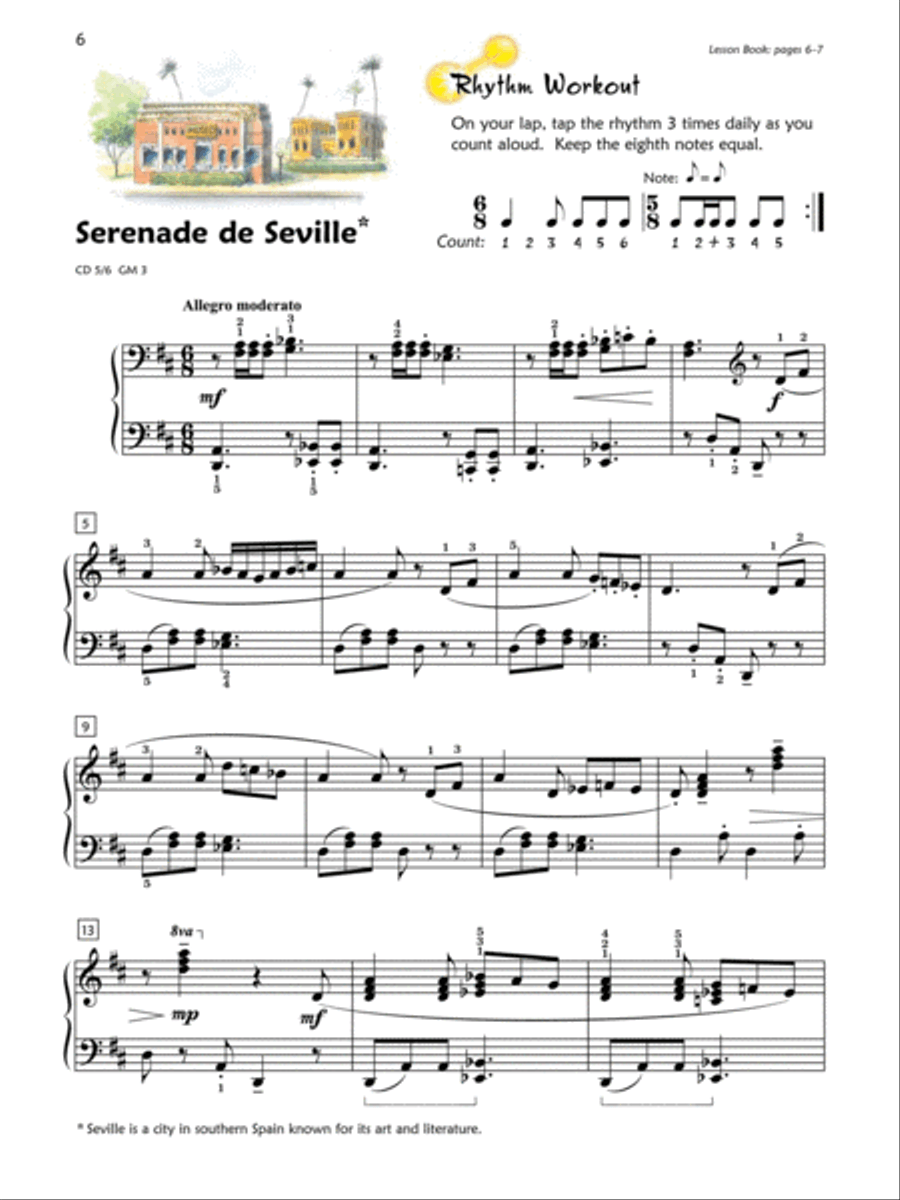 Premier Piano Course Performance, Book 6 Piano Method scores gallery preview page 6