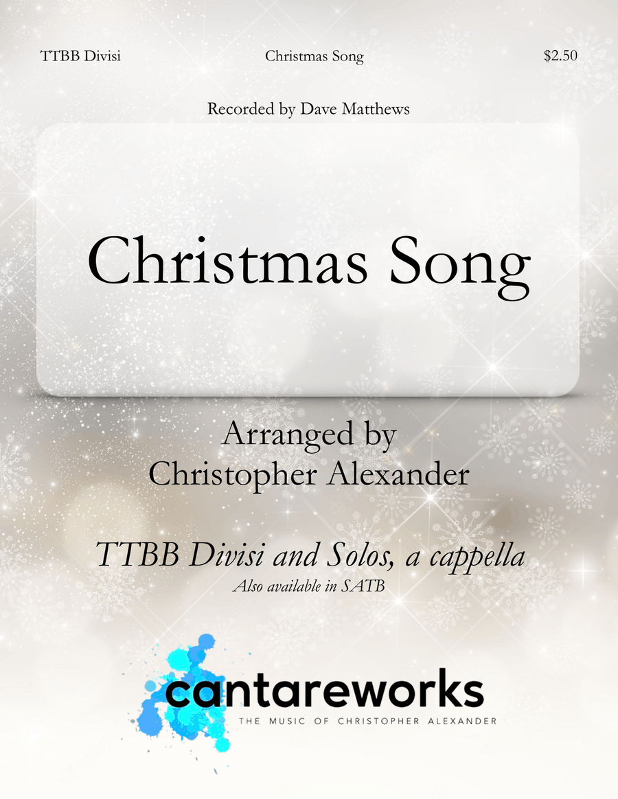 Christmas Song Christmas Song TTBB scores gallery preview page 1