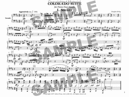 Colorado Suite for Piano Four Hands