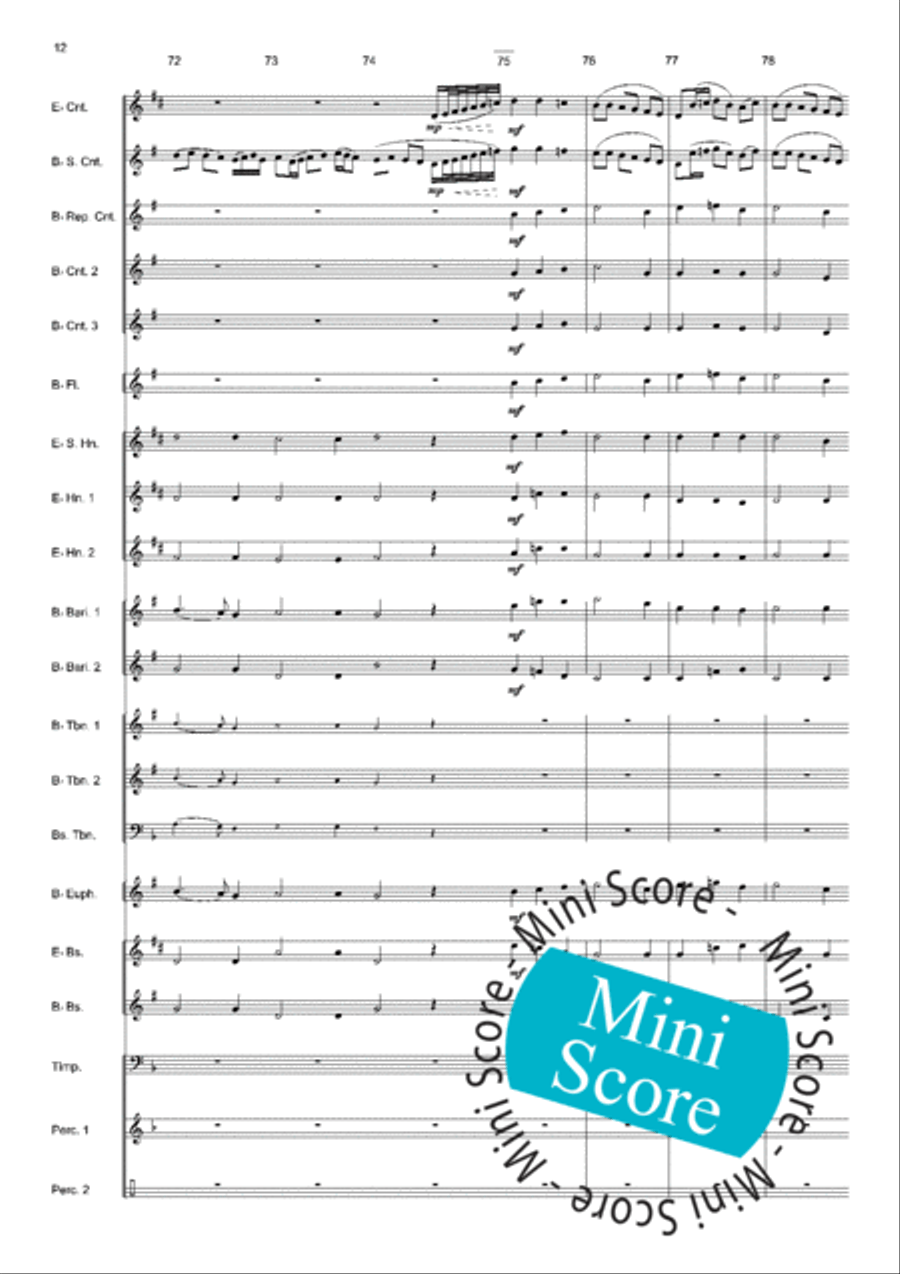 Fanfare, Dance and Choral Choir scores gallery preview page 16
