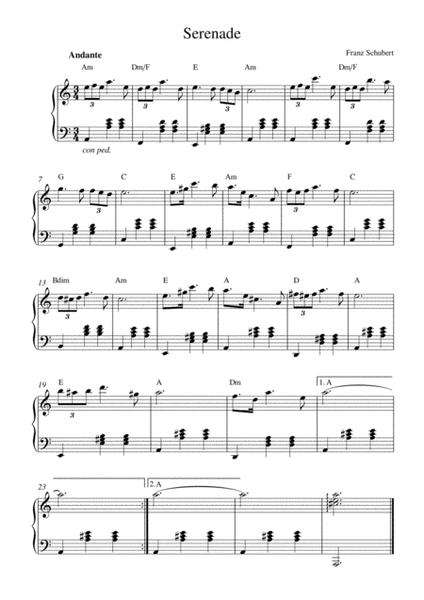 Serenade (D.957, Ständchen) image number null