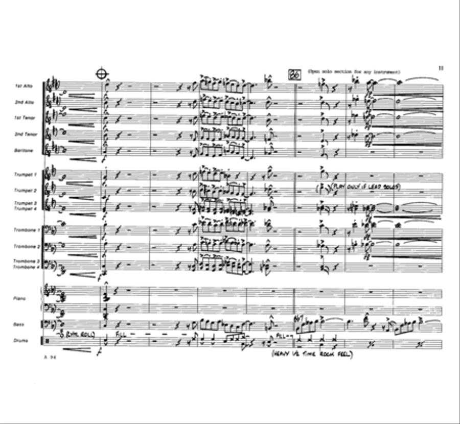 Storm Warning Storm Warning Jazz Ensemble scores gallery preview page 12