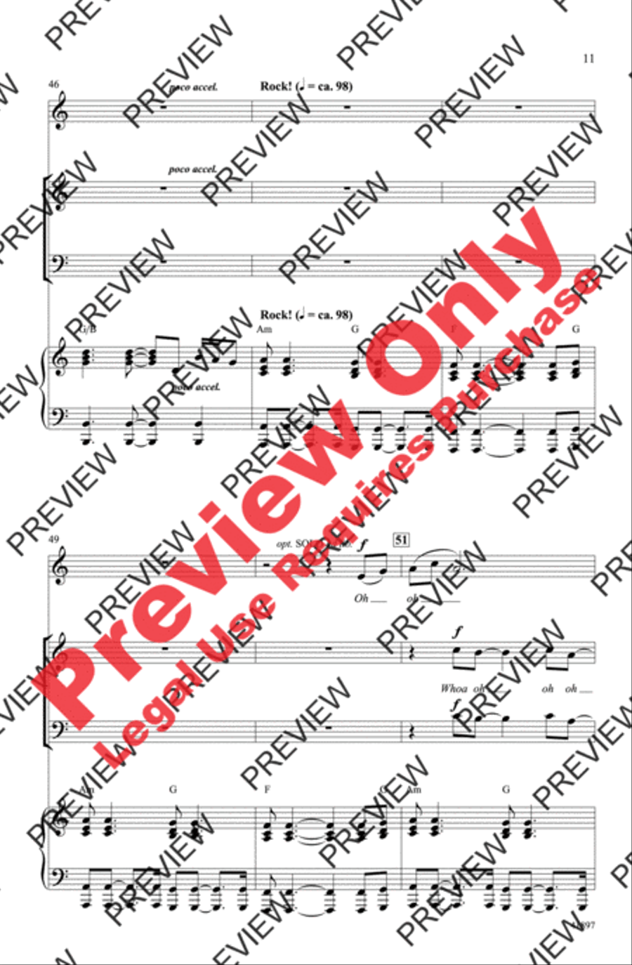 Stairway to Heaven 3-Part scores gallery preview page 11