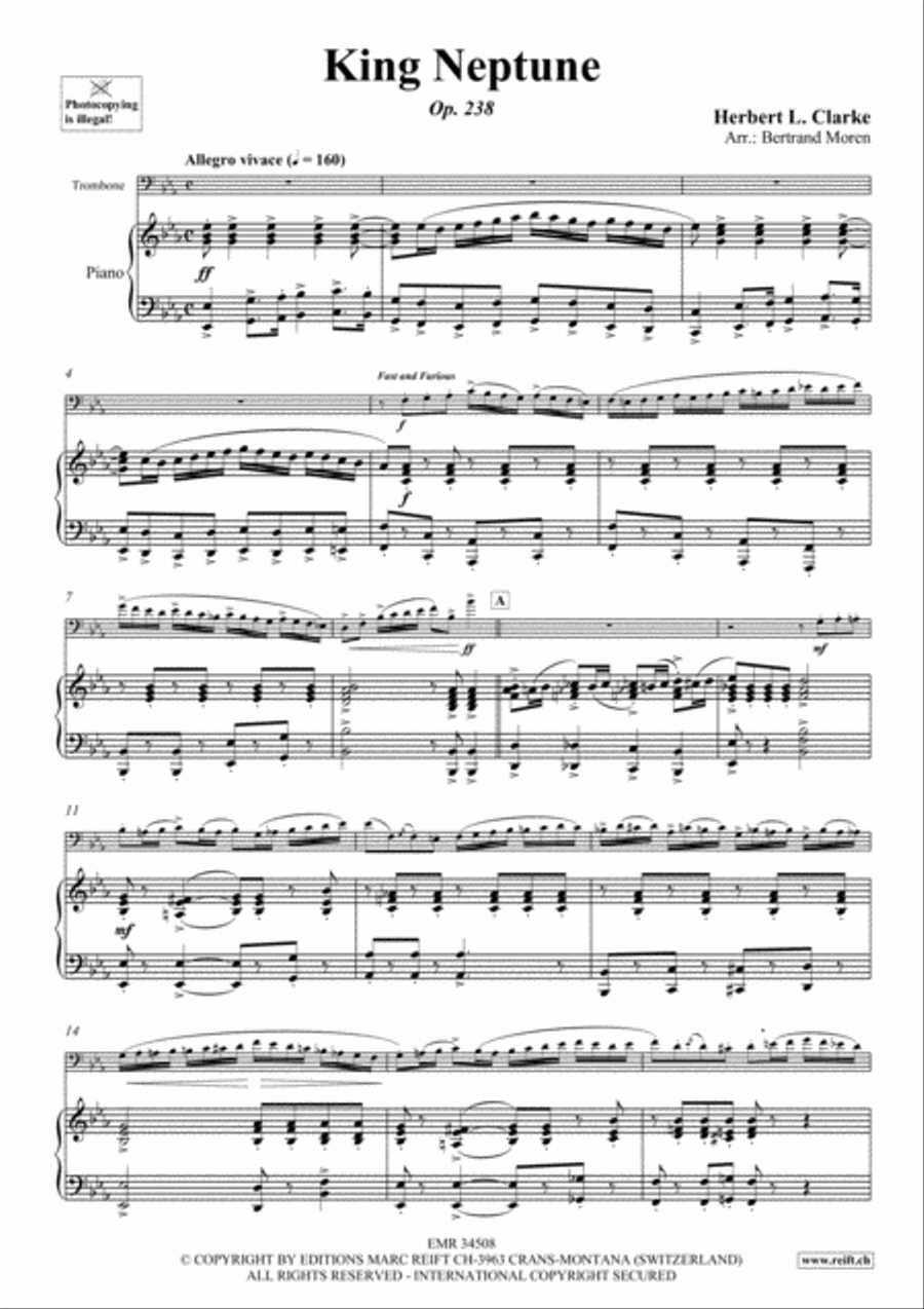 King Neptune Piano Accompaniment scores gallery preview page 6