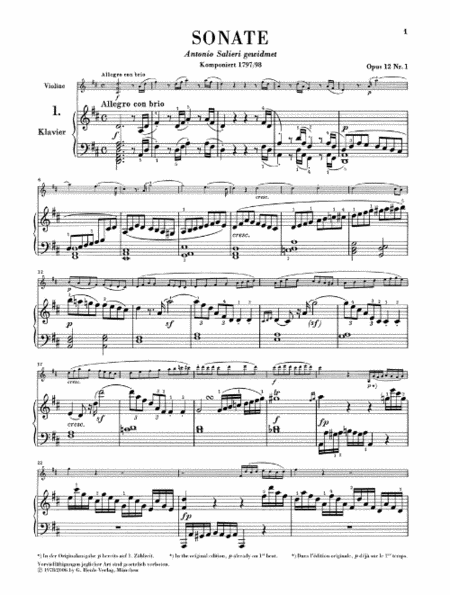 Sonatas for Piano and Violin – Volumes I & II