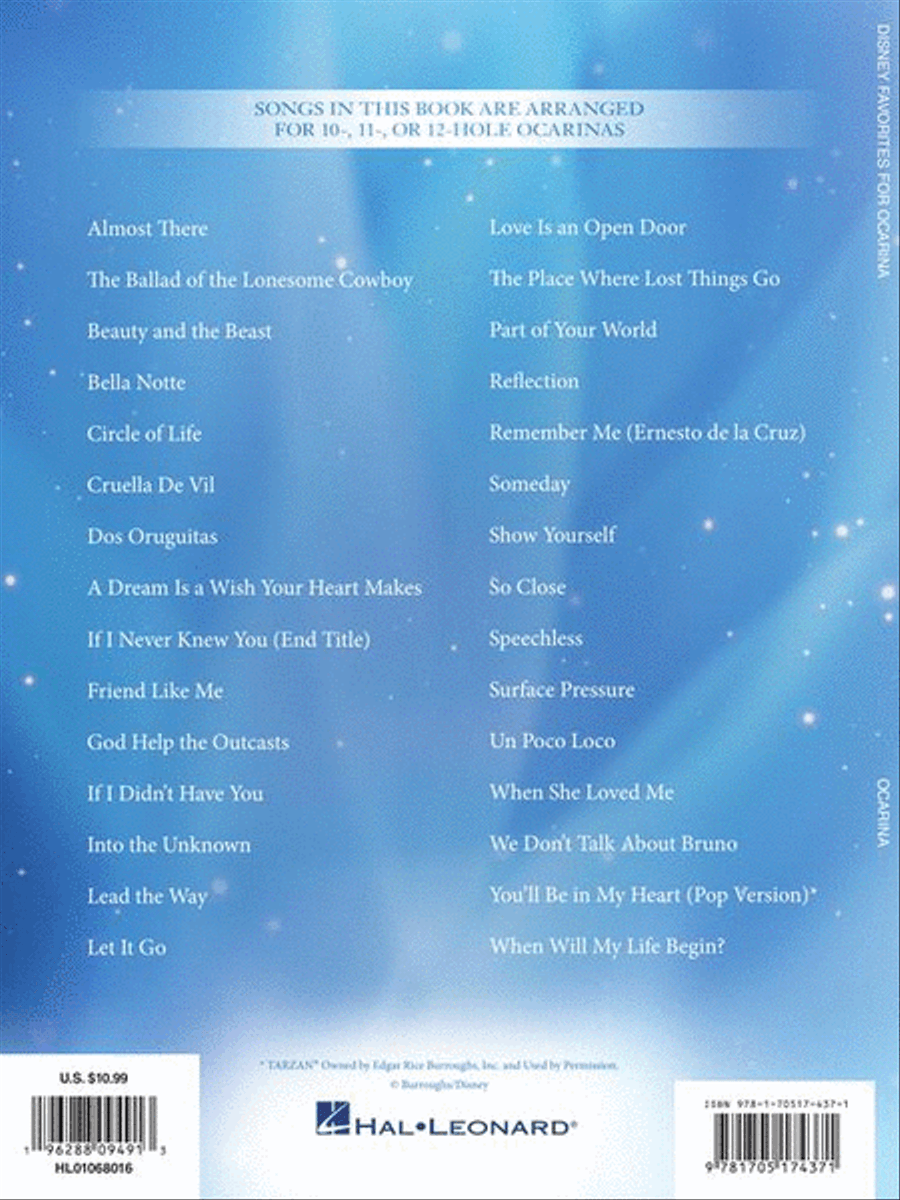 Disney Favorites for Ocarina ocarina scores gallery preview page 7