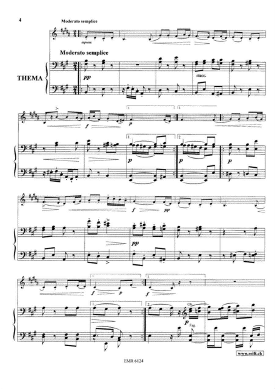 Variations On A Rococo Theme Flugelhorn scores gallery preview page 16