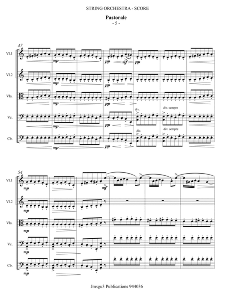 Franck: Pastorale Op. 19 for String Orchestra image number null