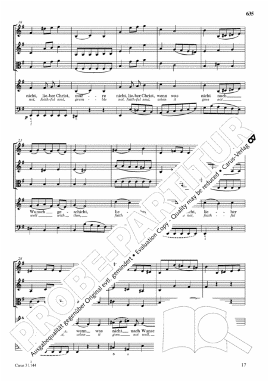 The Complete Sacred Vocal Works (Das geistliche Vokalwerk) Voice scores gallery preview page 634