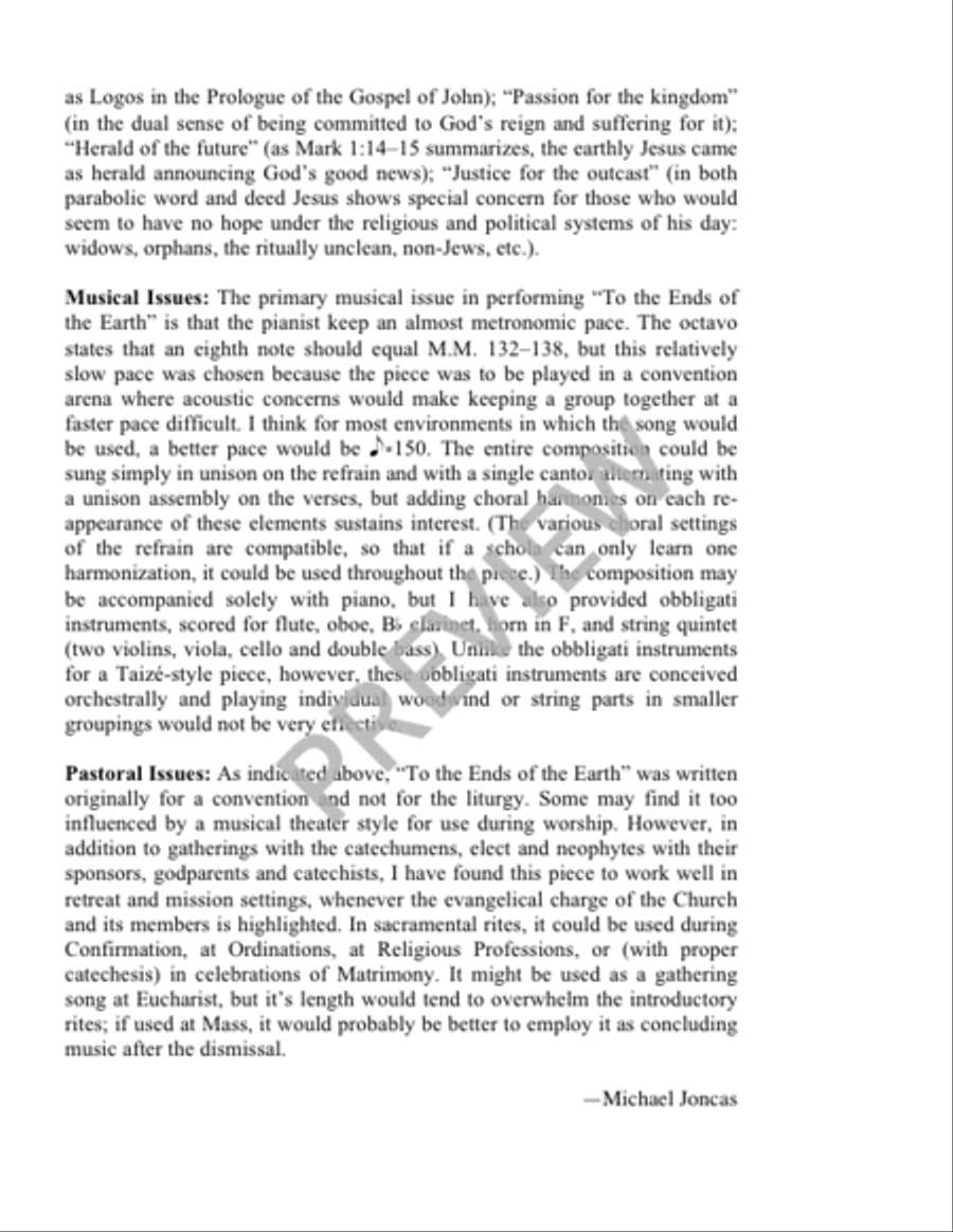To the Ends of the Earth 4-Part scores gallery preview page 19