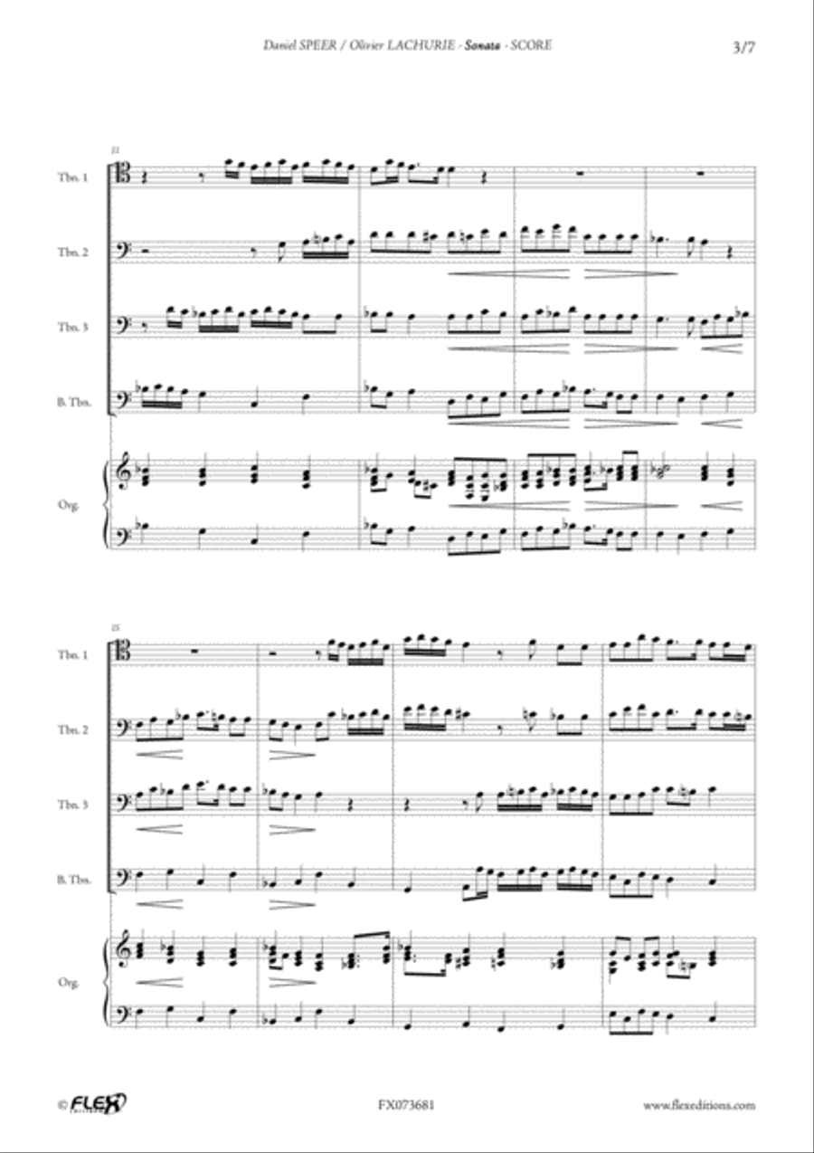 Sonata Trombone scores gallery preview page 3
