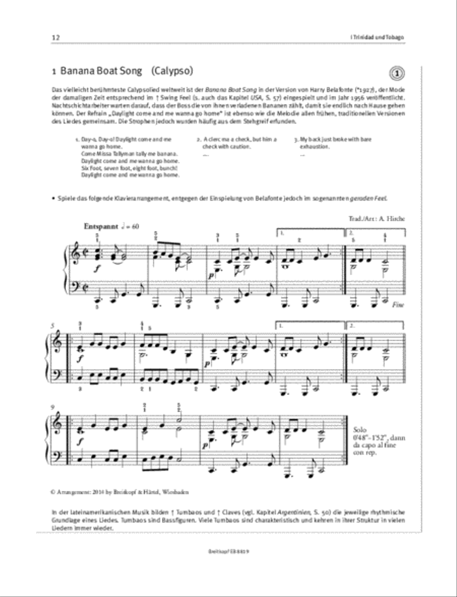 Ein Klavier geht auf Reisen Piano Solo scores gallery preview page 2
