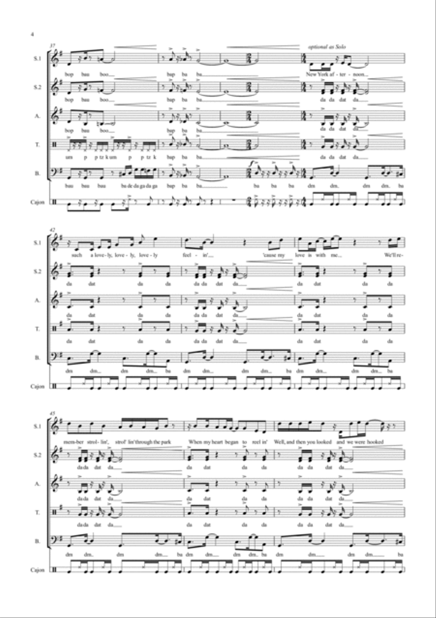 New York Afternoon Divisi scores gallery preview page 4
