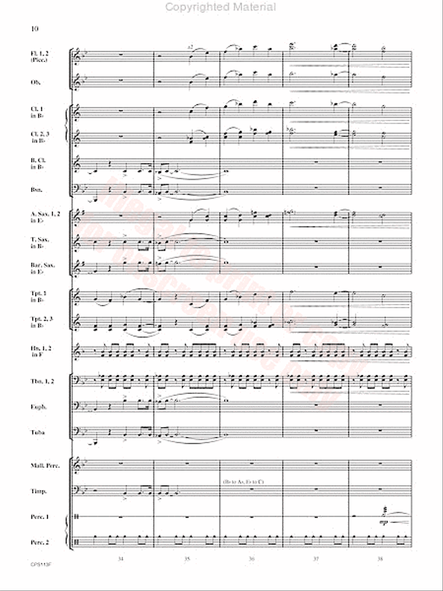 Converse Fantasy Concert Band scores gallery preview page 11