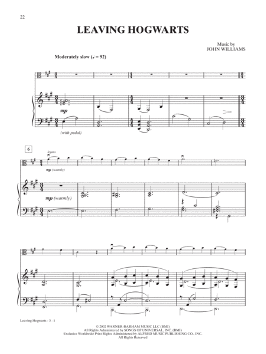 Harry Potter Instrumental Solos for Strings String Orchestra scores gallery preview page 3