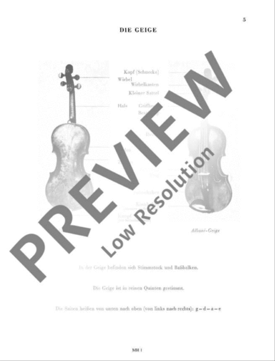 Das Geigenspiel Das Geigenspiel Violin scores gallery preview page 8