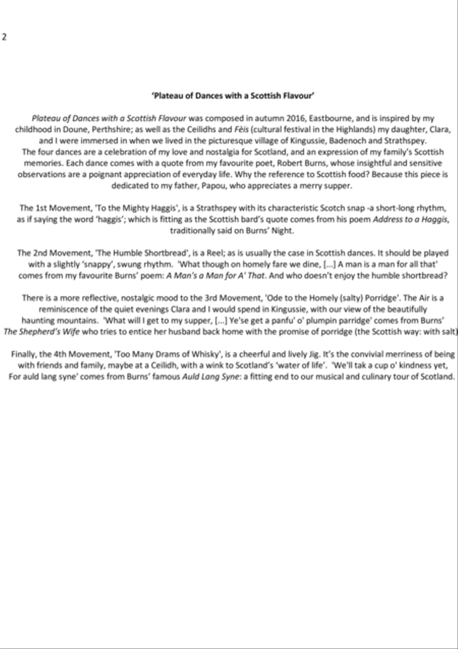 Plateau of Dances with a Scottish Flavour Flute scores gallery preview page 2