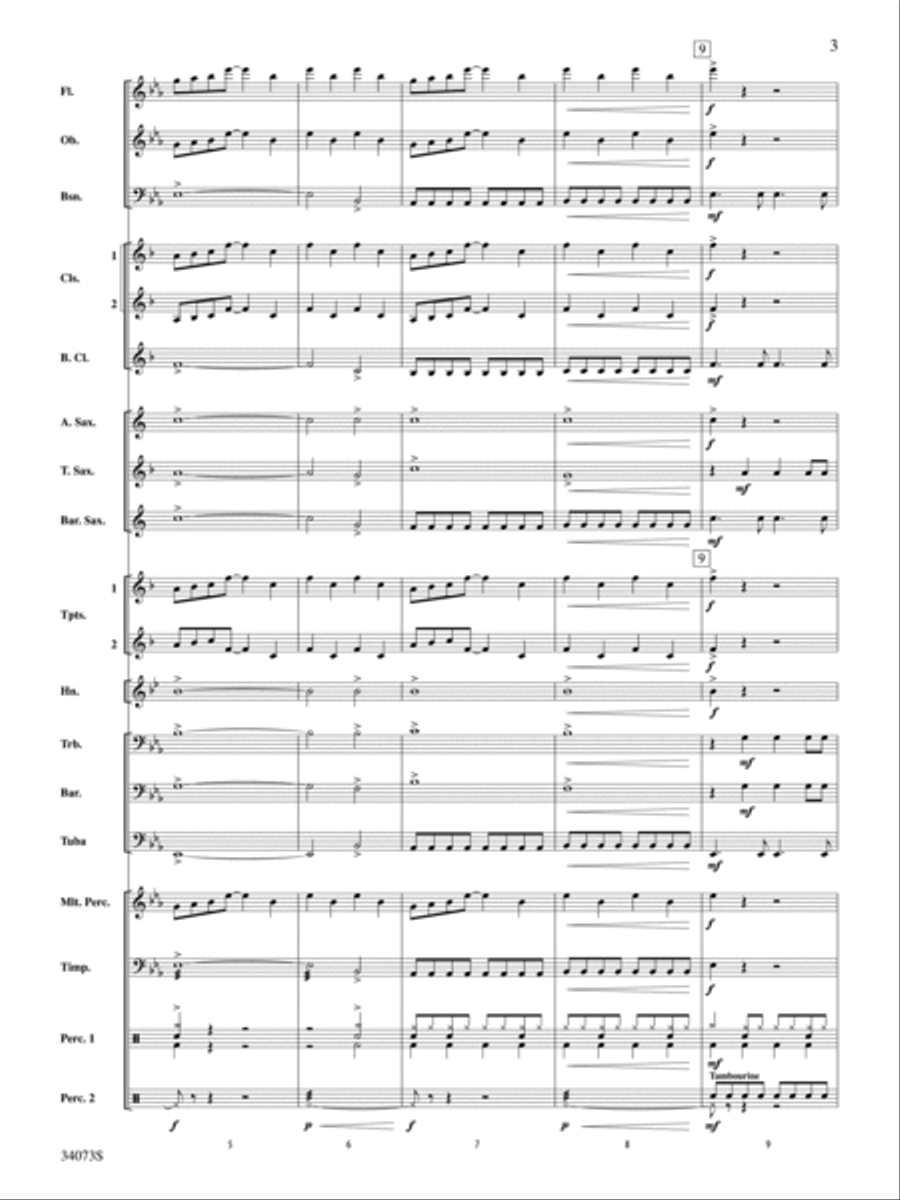 Love Drunk: Score Concert Band scores gallery preview page 3