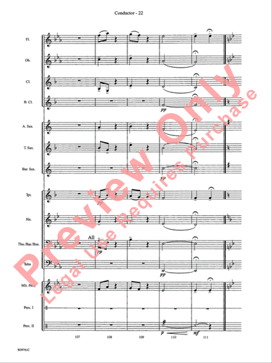 Bartók Suite (from For Children) by Bela Bartok Concert Band - Sheet Music page 25