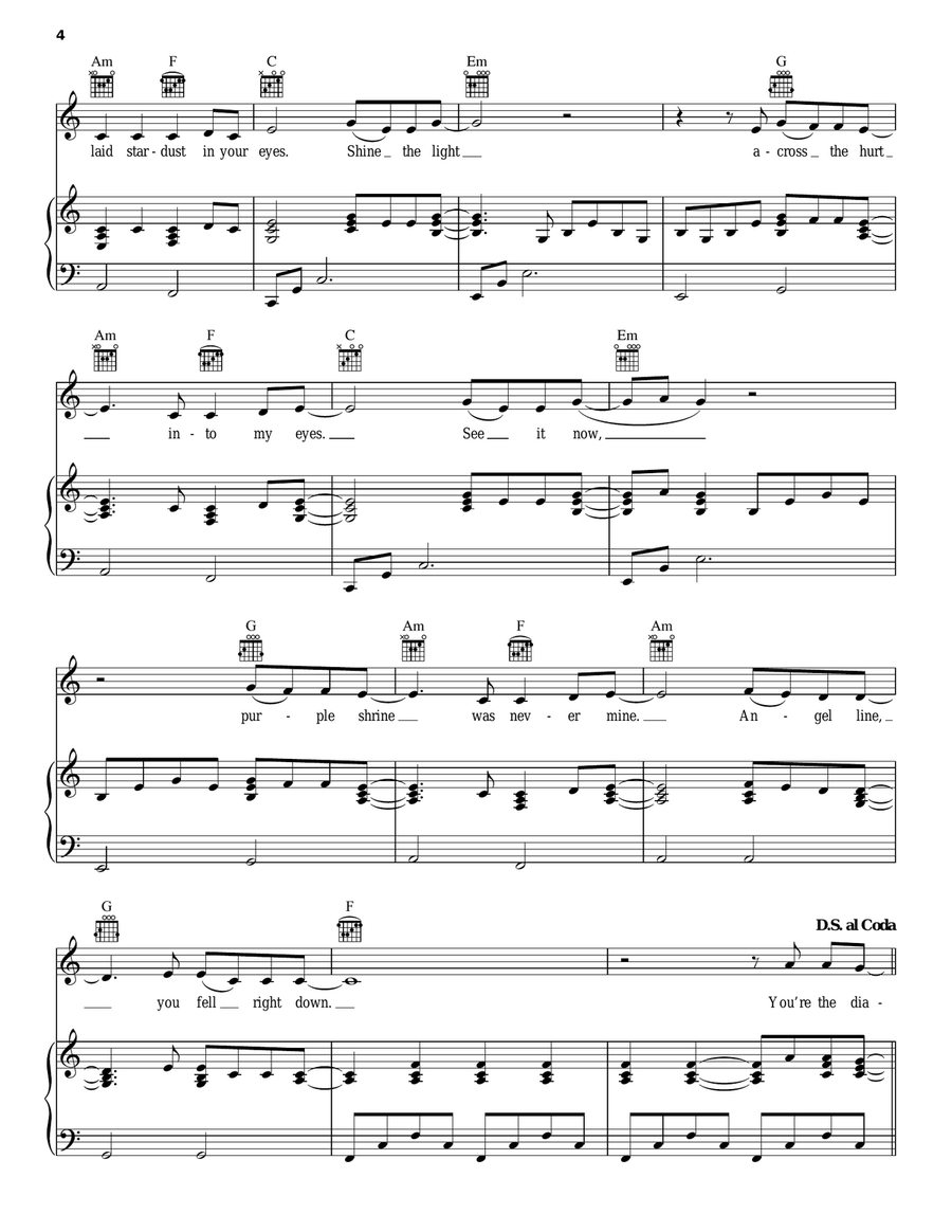 No One Ever Loved Acoustic Guitar scores gallery preview page 4