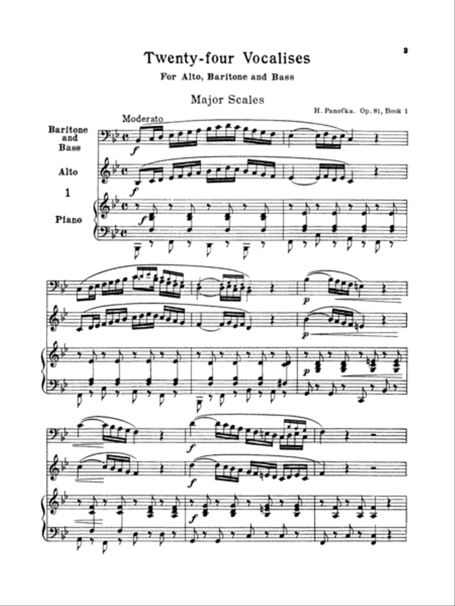 The Art of Singing; 24 Vocalises, Op. 81 Voice scores gallery preview page 2