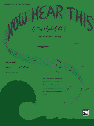 Book cover for Now Hear This -- Student, Book 2