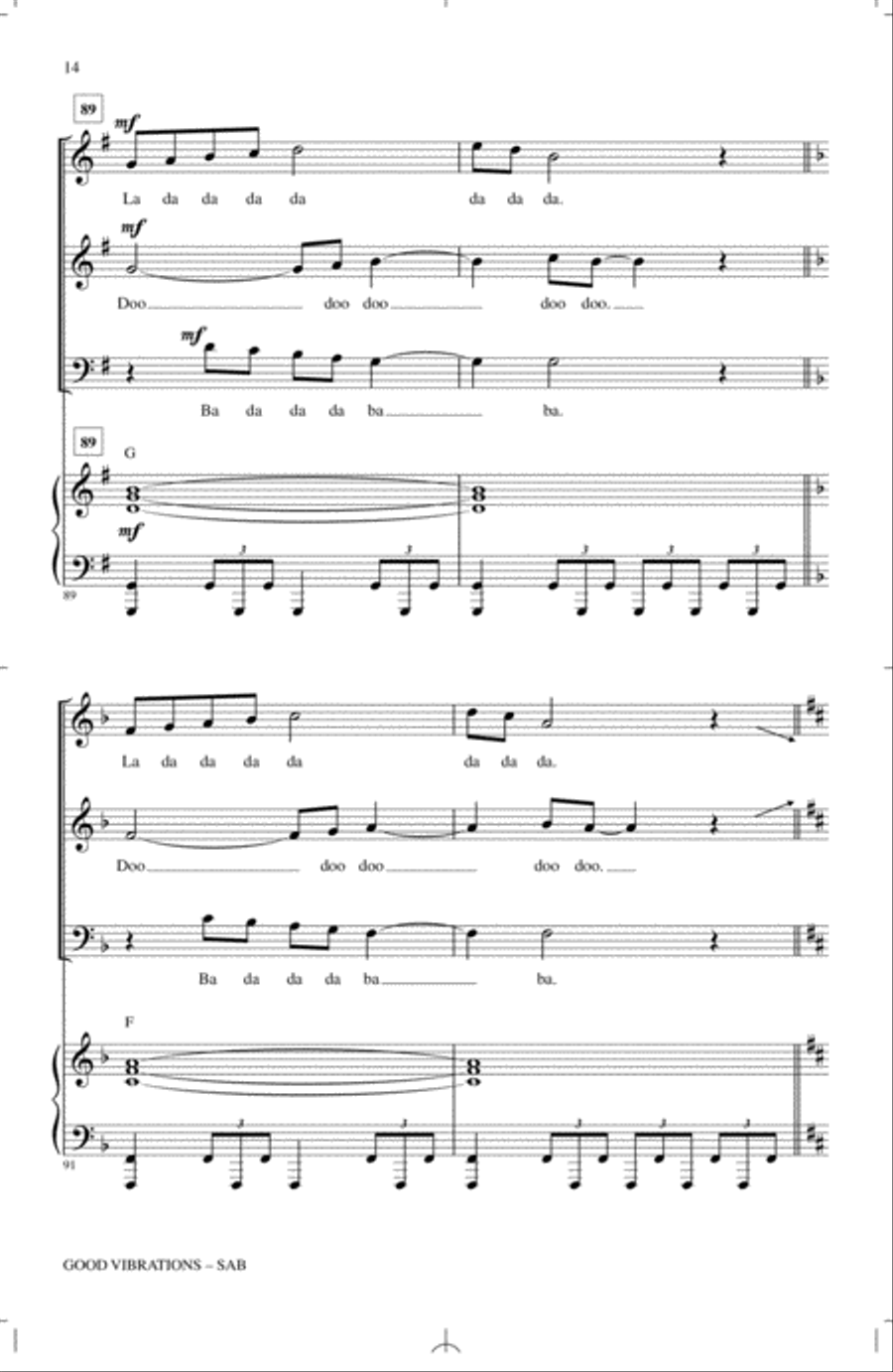 Good Vibrations Good Vibrations 3-Part scores gallery preview page 13
