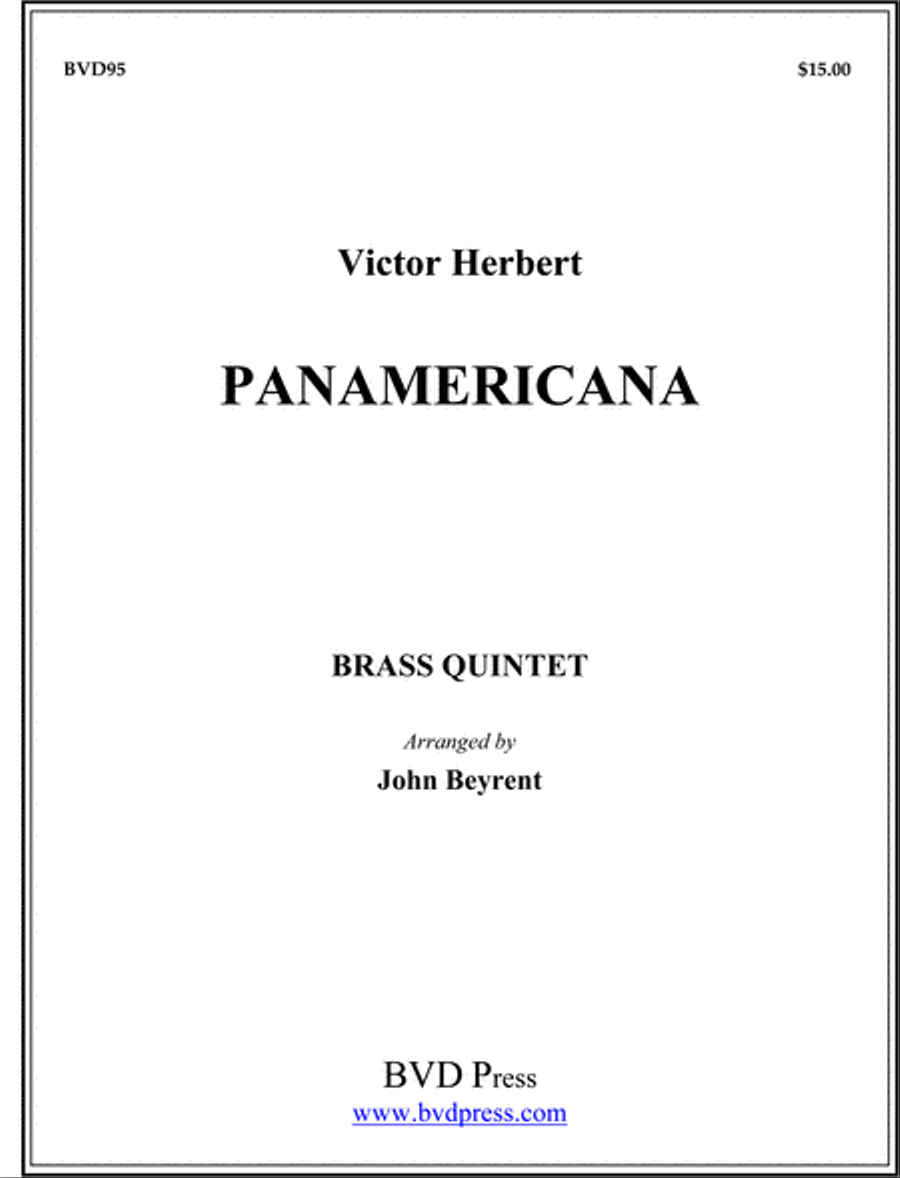 Panamericana Brass Quintet scores gallery preview page 1