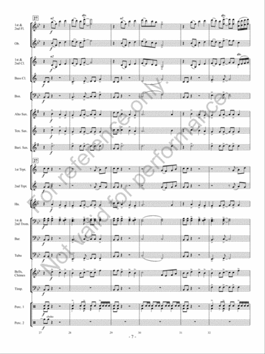Hope Springs Eternal Concert Band scores gallery preview page 6