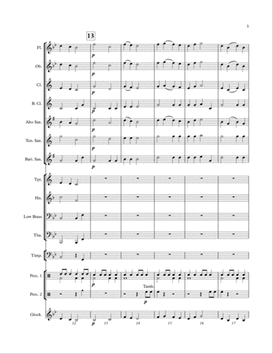 March to Glory March to Glory Concert Band scores gallery preview page 3