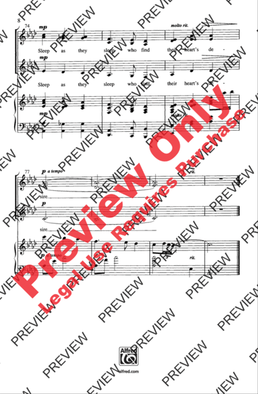 How Far Is It to Bethlehem? Women's Choir scores gallery preview page 8