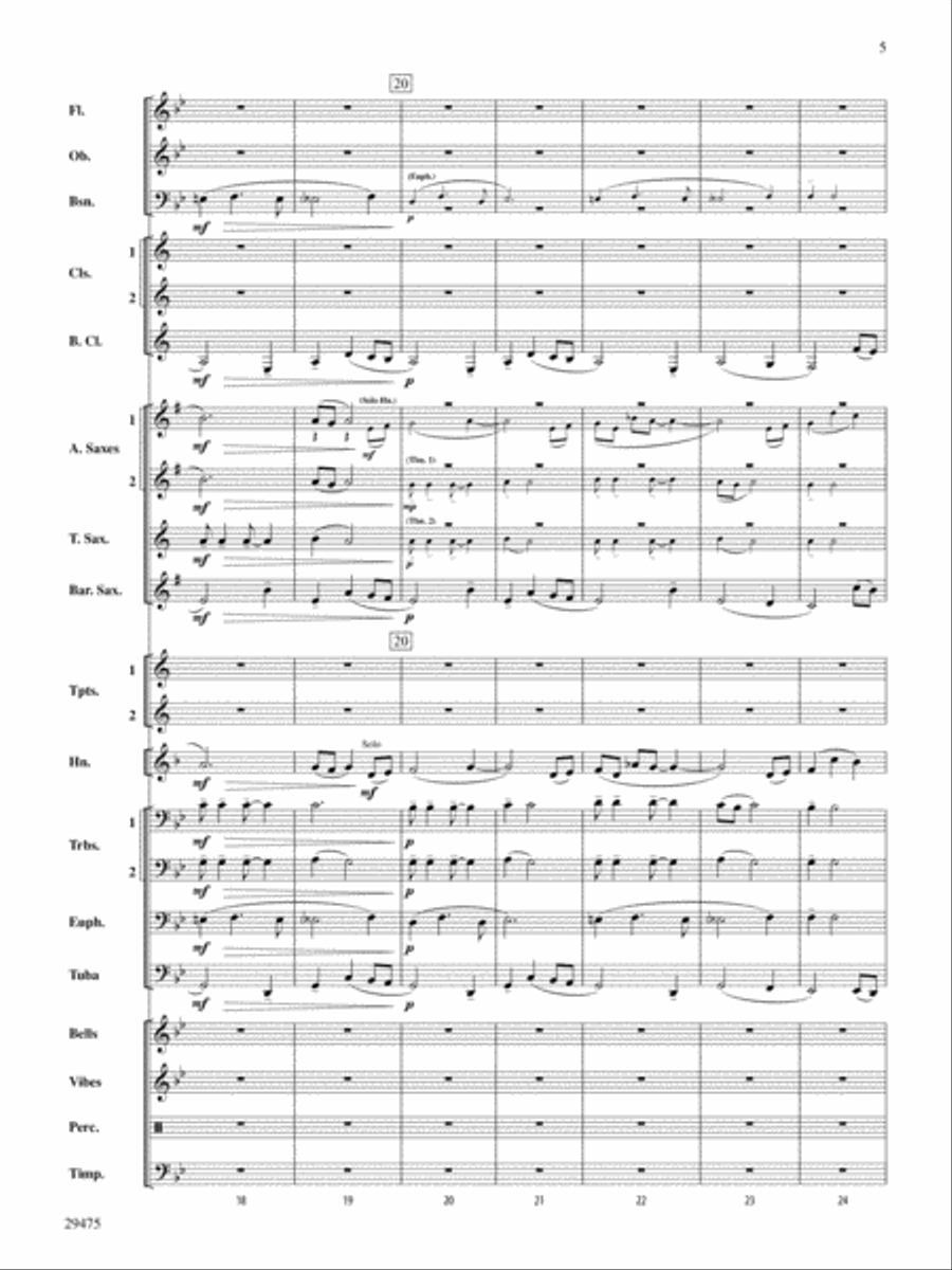 Wind: Score Concert Band scores gallery preview page 5
