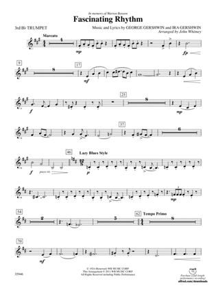 Fascinating Rhythm: 3rd B-flat Trumpet